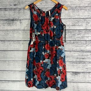 NWT-KENSIE-Floral Sleeveless Bubble Hem Dress